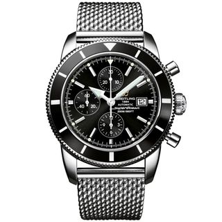 Breitling Men's Steel 'Superocean Heritage' Automatic Chronograph Watch Breitling Men's Breitling Watches