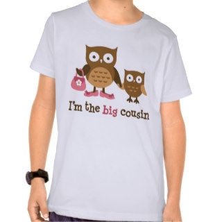 Big Cousin   Mod Owl t shirts for girls