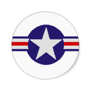 US USAF Aircraft Star Sticker