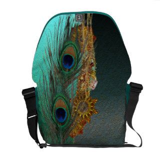 Peacock Bling Commuter Bags