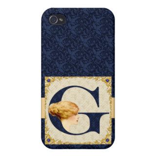 Victorian Lady Letter G iPhone 4 Case