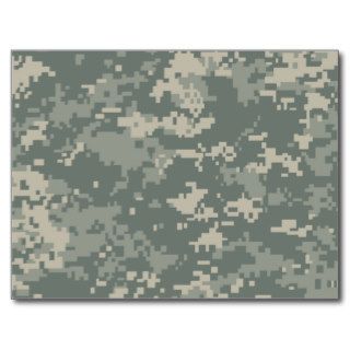 Army ACU Camouflage Postcard