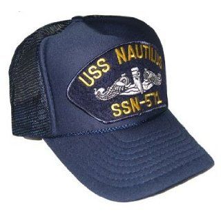 Navy Ships Trucker Hat   USS Nautilus SSN 571 Clothing