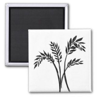 Wheat Stalks Refrigerator Magnet