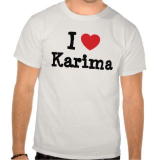 I love Karima heart T Shirt