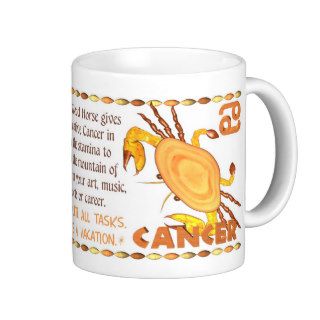 1954 2014 Wood Horse  zodiac people born Cancer Coffee Mug