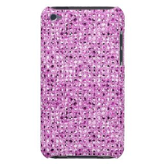 Pink Sequin Effect  Barely There iPod Covers