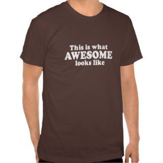 THIS IS WHAT AWESOME LOOKS LIKE T shirt