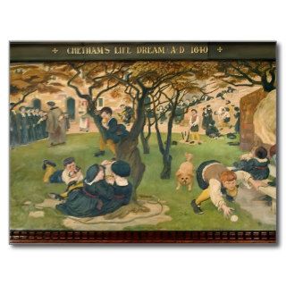 Chetham's Life Dream  by Ford Madox Brown Postcards