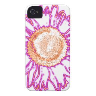 Pink Sunflower iPhone 4 Case Mate Barely There
