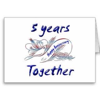 5 Years Together Card