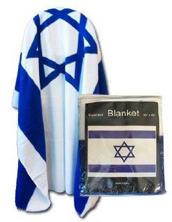 Israel   50" x 60" Polar Fleece Blanket   Sports Fan Throw Blankets