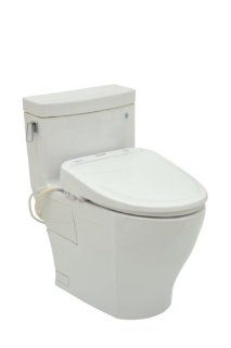 TOTO MS624214CEFG SW574 01 One Piece Toilet and Washlet Combination, Cotton    