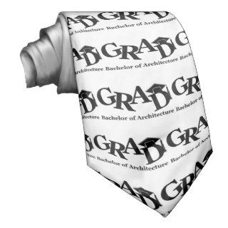 Bachelor of Architecture GRAD Neckties