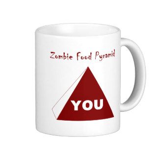Zombie Food Pyramid Z Coffee Mug