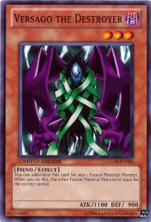 YuGiOh Gold Series 4 Single Card Versago the Destroyer GLD4 EN006 Common Toys & Games