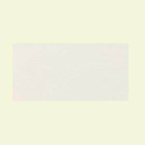 Daltile Identity Paramount White Grooved 12 in. x 24 in. Polished Porcelain Floor and Wall Tile DISCONTINUED MY3012241L