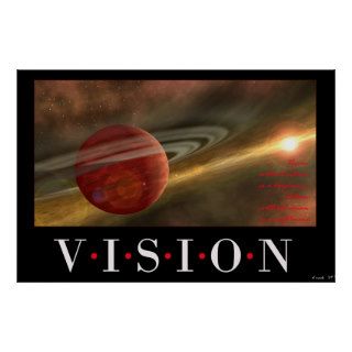 Vision without action is a daydream. poster