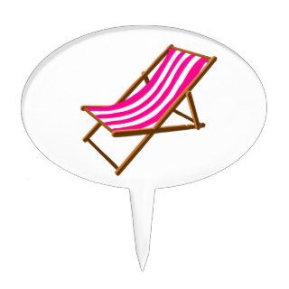 fuschia striped wooden beach chair.png cake toppers