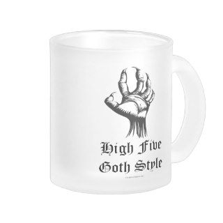 High Five, Goth Style Coffee Mugs