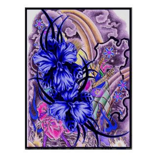 Tattoo Iris Posters