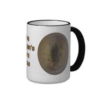 Kraken's Eye Tall Black Rimmed Coffee Mug