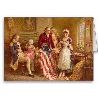 Betsy Ross Greeting Card