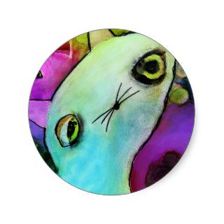 Baby Gato™ Cute Sad Glitter Eye Kitten Sticker