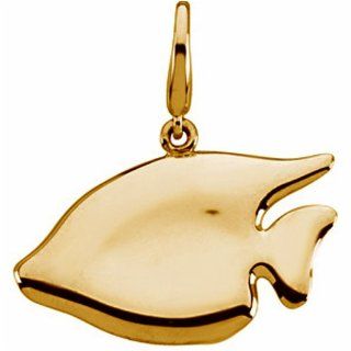 Yellow Gold Sunfish Charm Jewelry Days Jewelry