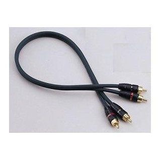 Phoenix Gold A560XS, RCA Cable, Twisted Pair, male to male, 6 Gauge (16mm),10" (0.5m), green Electronics