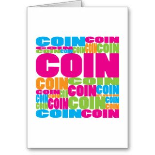 Colorful Coin Cards