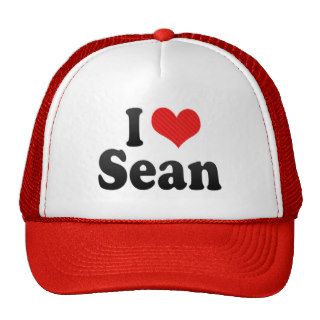 I Love Sean Mesh Hats