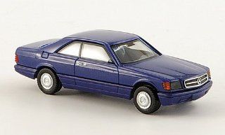 Mercedes 560 SEC, blue, Model Car, Ready made, Herpa 187 Herpa Toys & Games