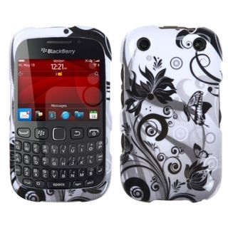 BasAcc Butterfly Monochrome Case for Blackberry Curve 9310/ 9315 BasAcc Cases & Holders