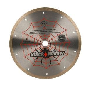 QEP 7 in. Black Widow Micro Segmented Diamond Blade for Porcelain and Ceramic Tile 6 8008BW