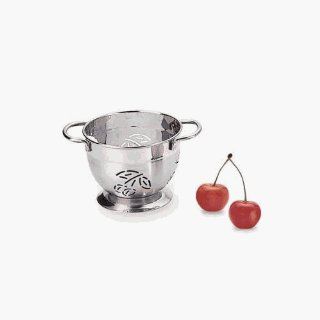 Supreme Housewares Stainless Steel Colander, Mini, Cherry Kitchen & Dining