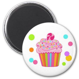 Candy Surprise Cupcake Fridge Magnet