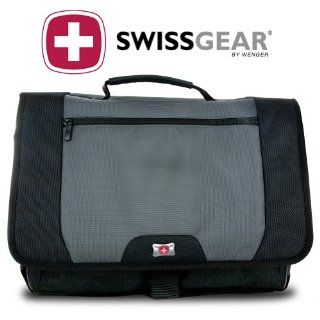 Wenger SwissGear PILLAR Computer Brief (Black/Grey Color) WA 7645 14 Computers & Accessories