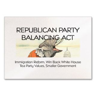 TEE Republican Balancing Act Business Card Templates