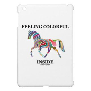 Feeling Colorful Inside (Horse Color Swirl) Cover For The iPad Mini