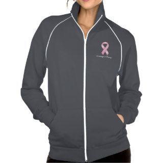 Pink Ribbon Cancer Victory Fleece Jacket