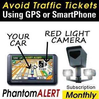 PhantomALERT Red Light Camera, Speed Camera, and Speed Trap Detector Software for Select Garmin, TomTom, and Magellan GPS (1 Month  Subscription)  Radar Detectors  GPS & Navigation
