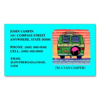 CONVERSION VAN CAMPING ~ BUSINESS CARDS
