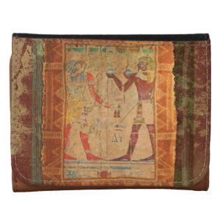 Unique Ancient Egyptian Art Trifold Wallet