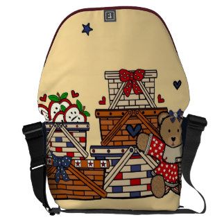 Country Critters, Baskets and Bears   Country Livi Messenger Bags