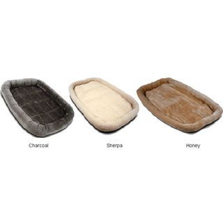 Machine washable 48 inch Polyester/Cotton Crate Pet Bed Mat Majestic Pet Products Crate Pet Beds