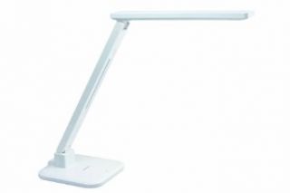 Lightblade 1500 by Lumiy / Diasonic   White Ultra Bright LED Desk Light Table Lamp with Captive Touch Controls for Brightness and Color Temperature, USB Charging for Smart Phone, 1 Hour Time    
