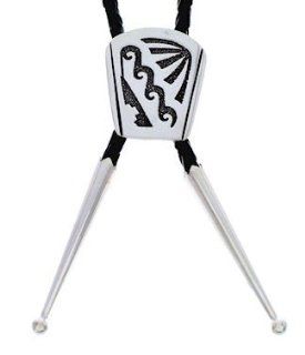 Tommy Singer Navajo Native American Water Waves Bolo Tie RS76260 Jewelry