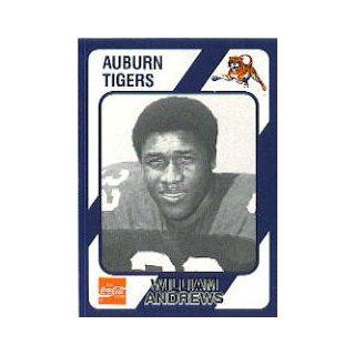 1989 Auburn Coke 580 #87 William Andrews Sports Collectibles