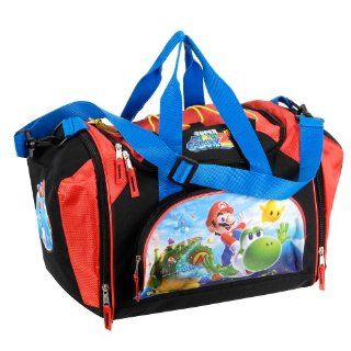 Nintendo Super Mario Galaxy 2 Mini Duffel Bag   Black/Red Toys & Games